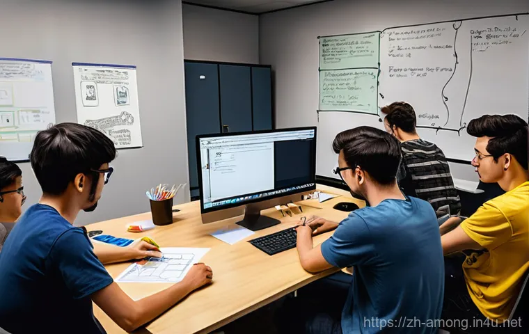 어몽어스 최초 출시일 - **Prompt:** A cozy, warm-lit scene depicting a young adult (wearing casual, comfortable clothes like...