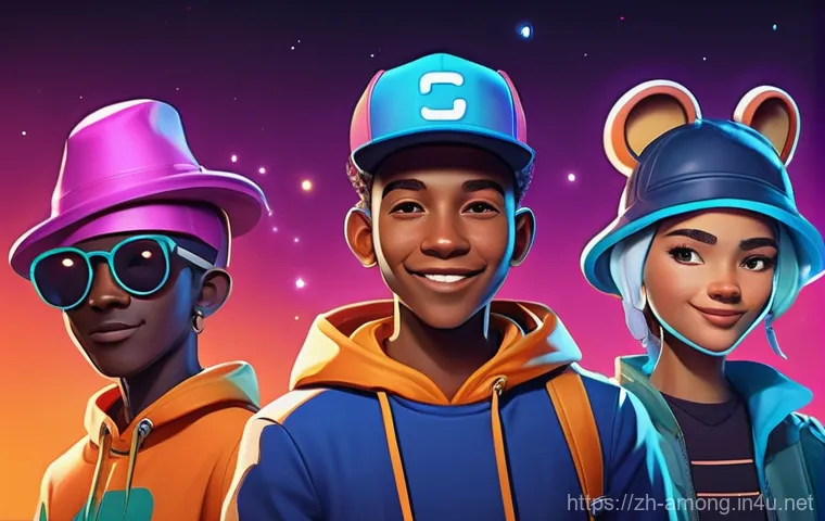 어몽어스 디스코드 서버 활용 - "An orderly and efficient 'Among Us' meeting facilitated by a Discord Mute Sync Bot. The scene depic...